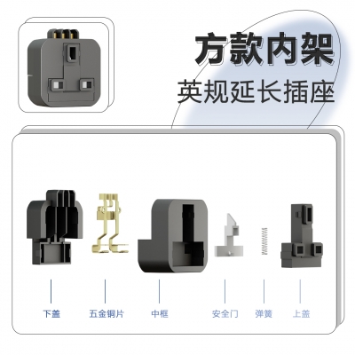 英式地拖內架【延長線插座內架】